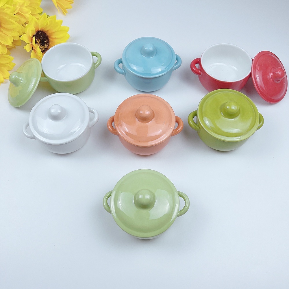 Bát ăn dặm cho bé chất liệu gốm sứ, Chén ăn dặm từ 5 tháng tuổi, tô ăn dặm dung tích 30-180ml, dụng cụ ăn dặm kiểu Nhật