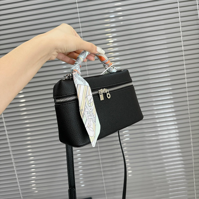 Túi Xách Nữ Dáng Hộp Quai Ngang Xách Kèm Dây Đeo Dupe HM