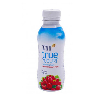 Sữa chua uống th true milk hương dâu chai 180ml