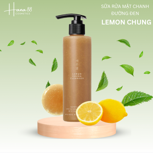 Sữa Rửa Mặt Chanh Đường Đen Lemon Chung Cleanser 200ml