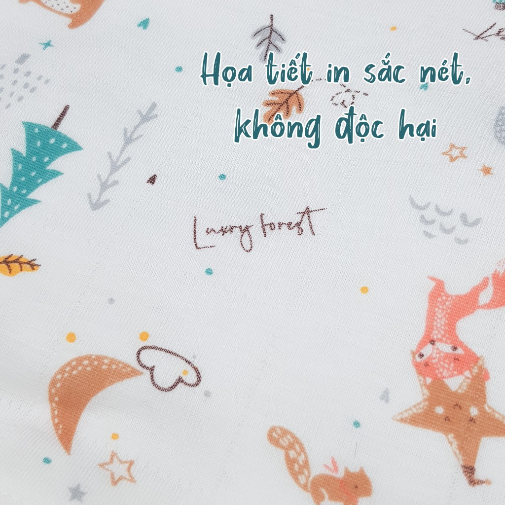 Bộ dài cài vai thu đông hoạ tiết Luxry size cho bé 9 tháng đến 5 tuổi