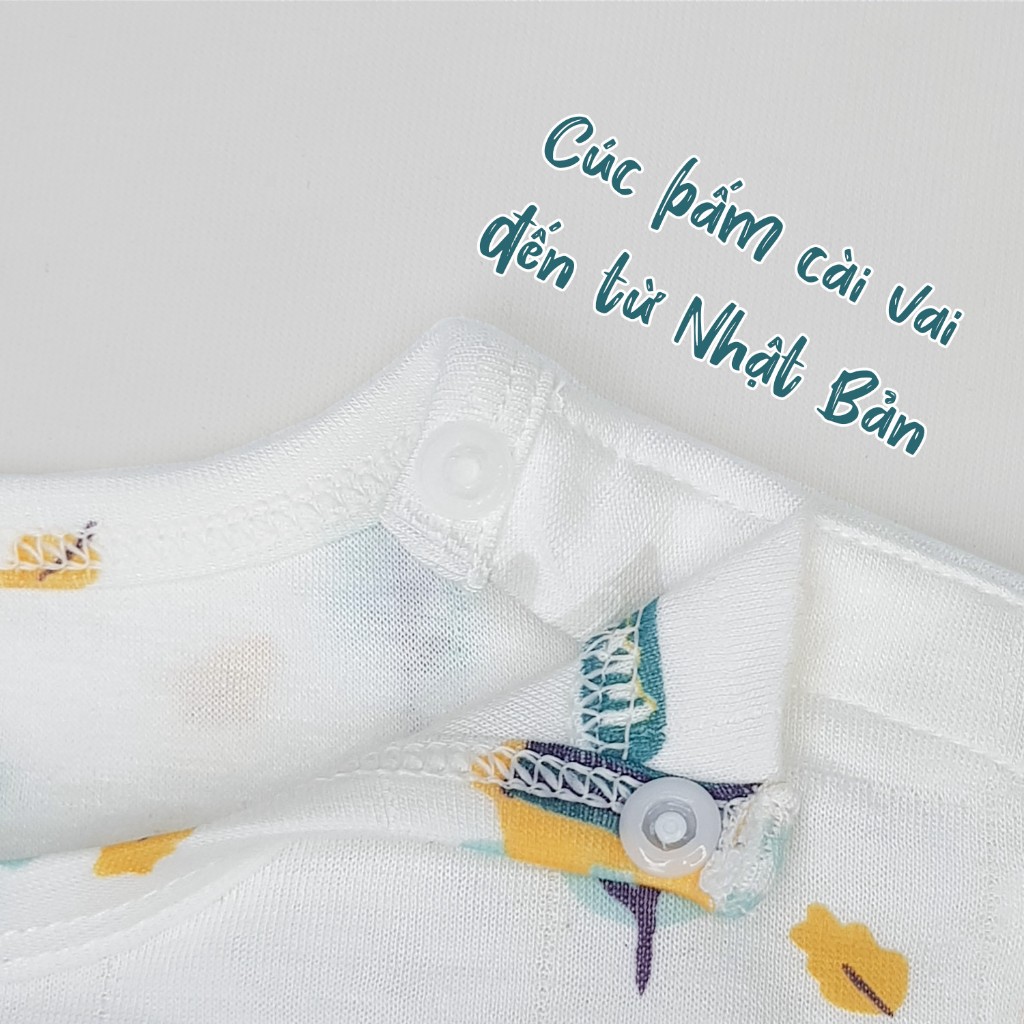 Bộ dài cài vai thu đông hoạ tiết Luxry size cho bé 9 tháng đến 5 tuổi