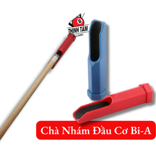 Chà nhám đầu cơ bida, sữa chữa đầu tẩy bi-a tiện dụng