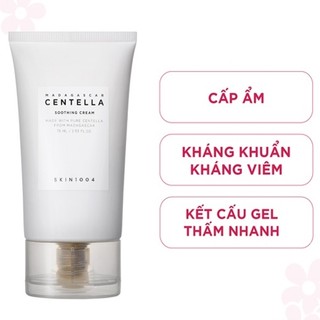 Kem dưỡng da ngăn ngừa mụn Skin1004 Madagascar Centella Soothing Cream 75ml