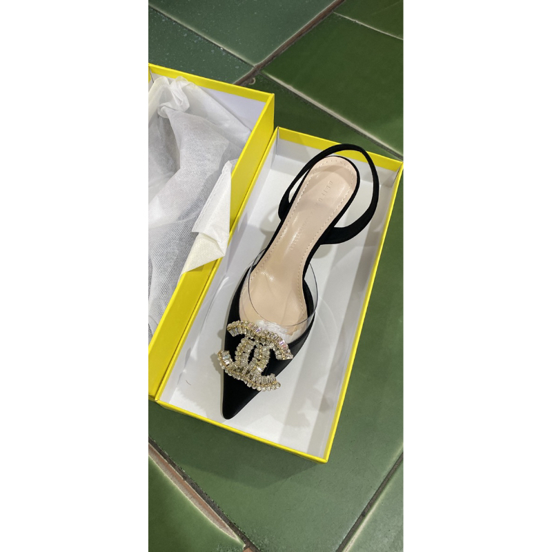 Giày cao gót 5cm chữ x đá cao cấp