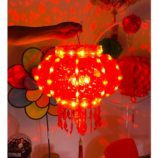 Đèn lồng điện,cầu điện xoay 360 kết hợp đèn led, đèn lồng led xoay 3d trang trí tết chữ nổi tiếng việt