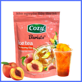 Trà đào cozy-trà đào cozy hòa tan 400 gram pha 50 ly