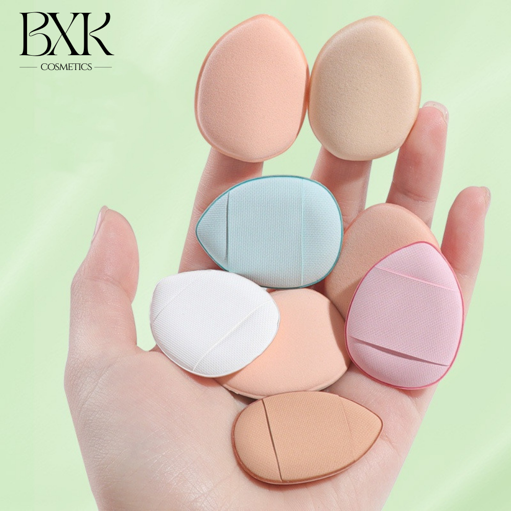 Set 5 mút tán kem mini tán kem nền che khuyết điểm mềm mại tiện lợi dễ sử dụng