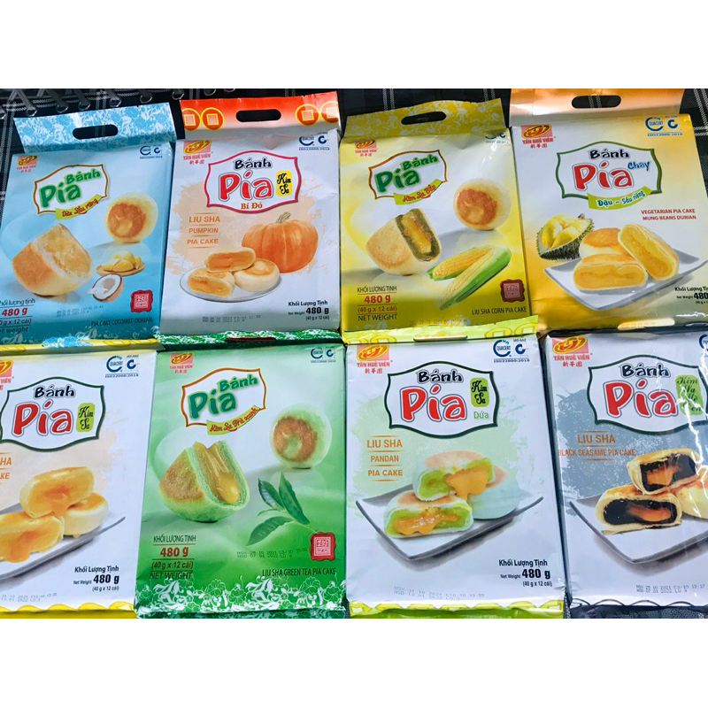 Bánh Pía Kim Sa Trứng Chảy Tân Huê Viên