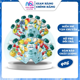 Hoa Quả Nghiền Cho Bé 90g Fruto Nyanya Đủ Vị, Ăn Dặm Cho Bé 6 Tháng.