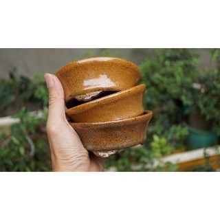Chậu thủ công men hoả biến
