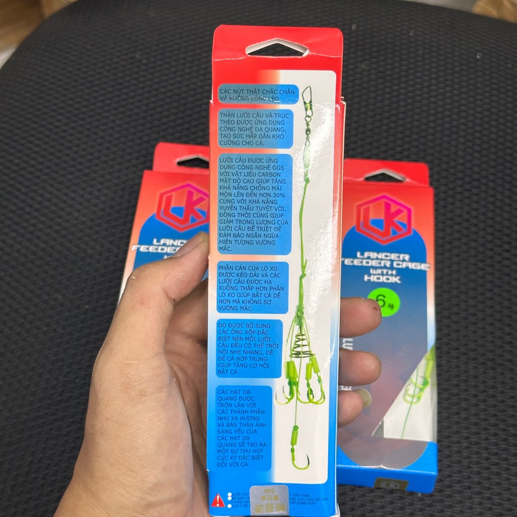BỘ LƯỠI CÂU LANCER LK- HỘP 2 BỘ LƯỠI CÂU CHUYÊN CÂU NGÂM