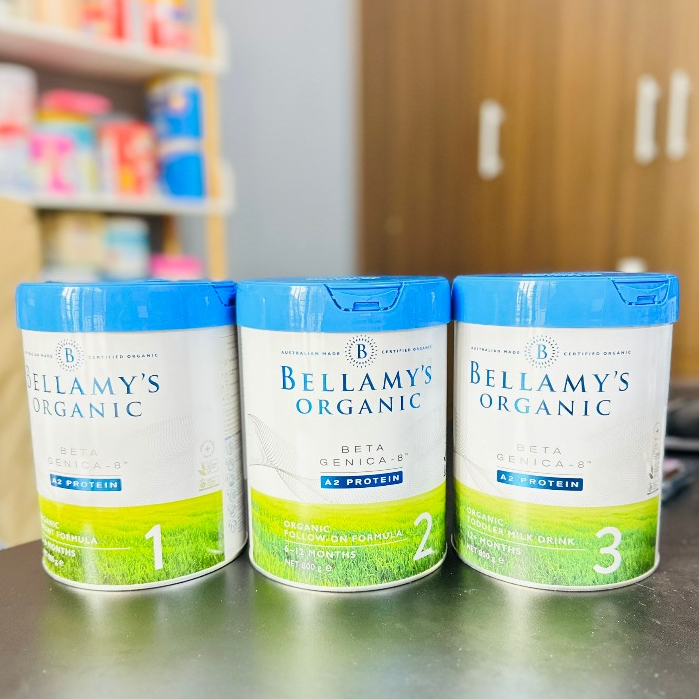 HSD 2025 Sữa Bellamy s organic Beta Genica 8 sử dụng đạm organic a2