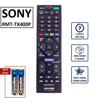 Điều khiển tivi Sony chính hãng RMT-TX400P, remote sony tv tx400p, ed054 các dòng Smart/LCD, móc bấm so ny