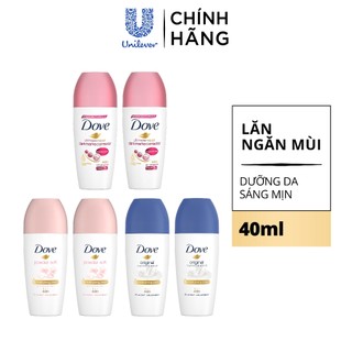 Lăn khử mùi Dove dưỡng da sáng mịn dành cho nữ 40 ml