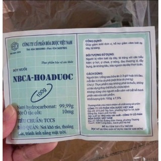 Bột muối NABICAR 100g Hóa Dược