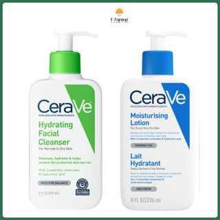 Sữa rửa mặt cerave hydrating & foaming cleanser sạch sâu cho da thường đến da dầu - khô, da dầu mụn, da nhạy cảm 236ml