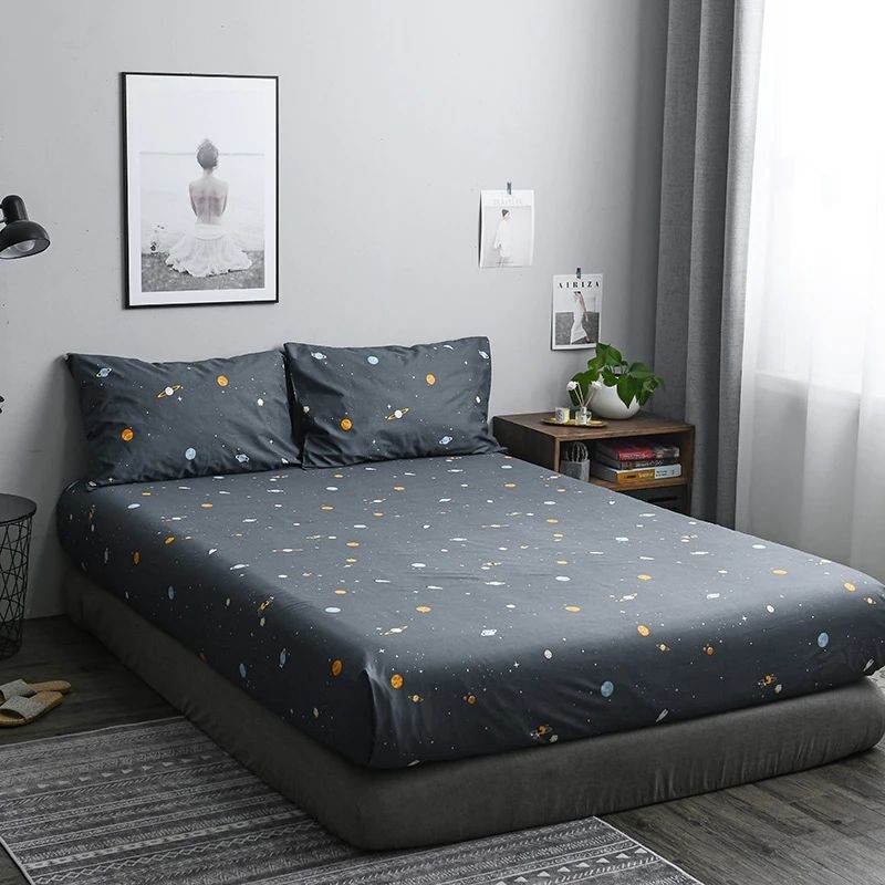 Bộ 3 món gồm 1 ga + 2 vỏ gối đầu cotton poly nhiều mẫu hottrend