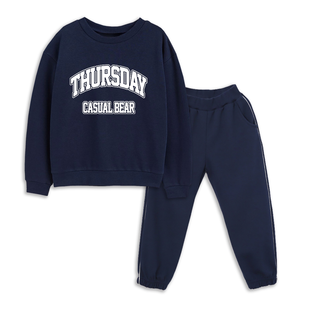 Bộ đồ thu đông Icotton cho bé hình THURSDAY BG246