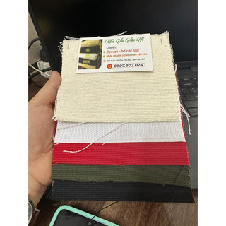 Vải canvas sợi thô b10 khổ 1.6m