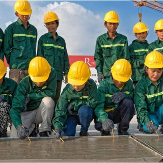 Áo bảo hộ công nhân xây dựng, áo công nhân vệ sinh - áo bảo hộ may phản quang ngực lưng màu xanh lá