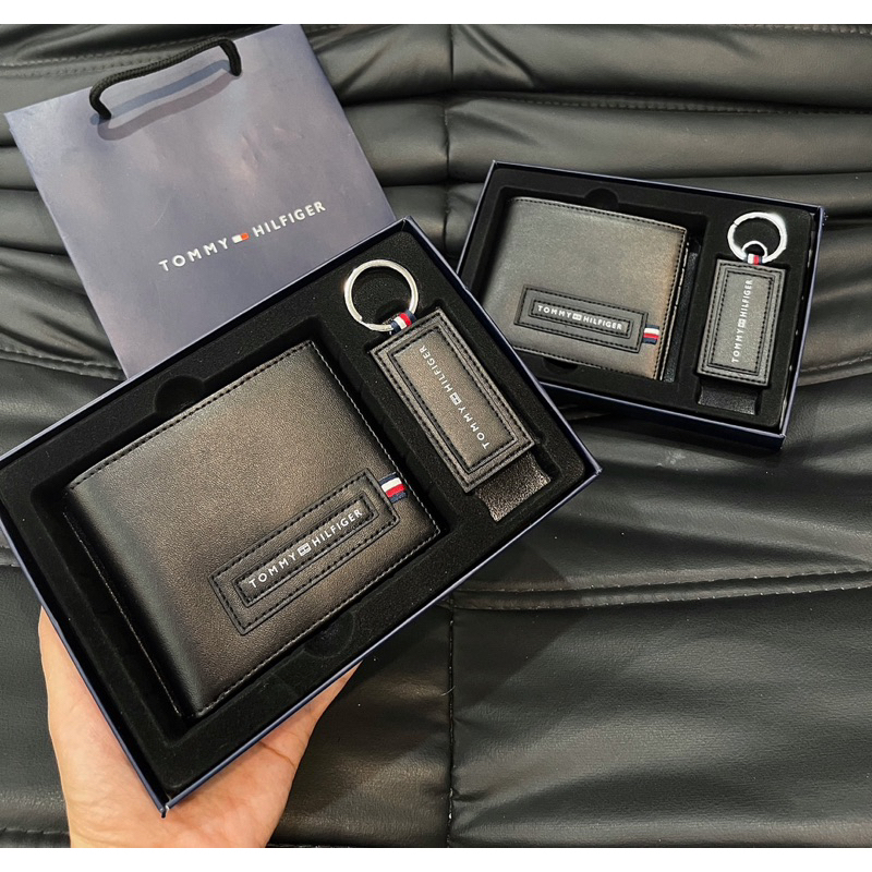 VÍ TOMMY HILFIGER FOR MEN Kèm móc khoá