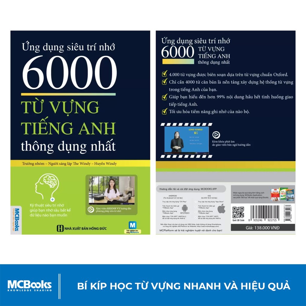 Sách Ứng Dụng Siêu Trí Nhớ 6000 Từ Vựng Tiếng Anh Thông Dụng Nhất Cho Người Học Tiếng Anh Cơ Bản Nhà Sách Newbooks