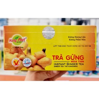 Trà gừng hòa tan hùng phát 200g - 20 gói × 10g