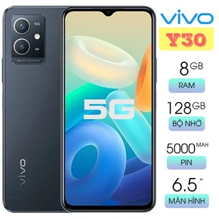 Điện thoại vivo y30 5g ram 8gb, bộ nhớ 128gb