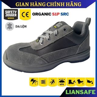 Giày bảo hộ lao động nam nữ Safety Jogger Organic S1P - Giày bảo hộ nữ mũi sắt chống đinh công trình