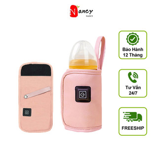 Túi giữ nhiệt bình sữa thông minh cho bé warm bear di động hâm nóng bình sữa giữ ấm sữa cầm tay phù hợp nhiều loại bình