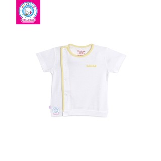 Áo bác sĩ trắng tay ngắn Bamboo ASS0054 (viền màu ngẫu nhiên)