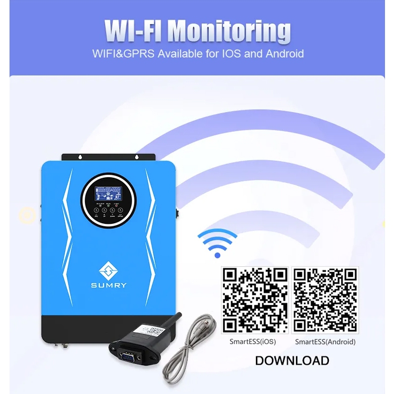 Inverter độc lập SUMRY 48V - 7KVA  áp cao