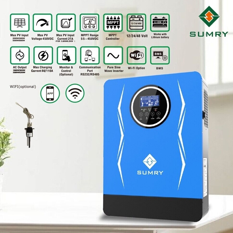 Inverter độc lập SUMRY 48V - 7KVA  áp cao