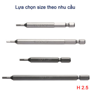 Mũi vặn vít đầu lục giác H2.5 chuôi lục giác H = 6,35 Vessel (Nhật Bản)