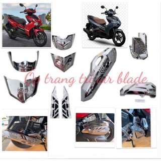 Ốp trang trí air blade ab airblade 2024 ,2023, 2020,2021, 2022 crom tuỳ chọn