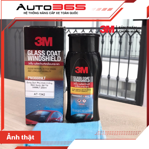 Chai chống bám nước trên kính xe, chống bám nước 3M chính hãng-  - Auto365