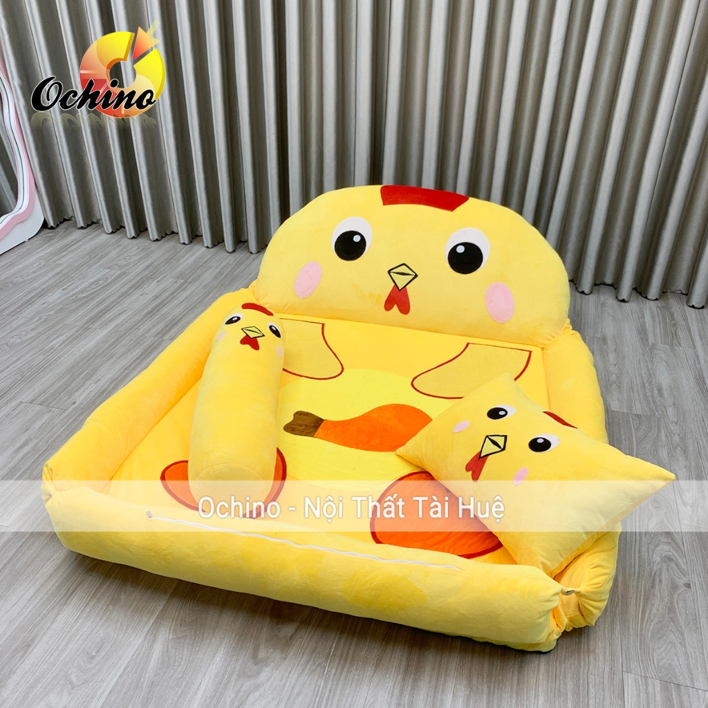 Giường Nệm Hình Thú Cho Bé Dáng Nôi Bền Đẹp