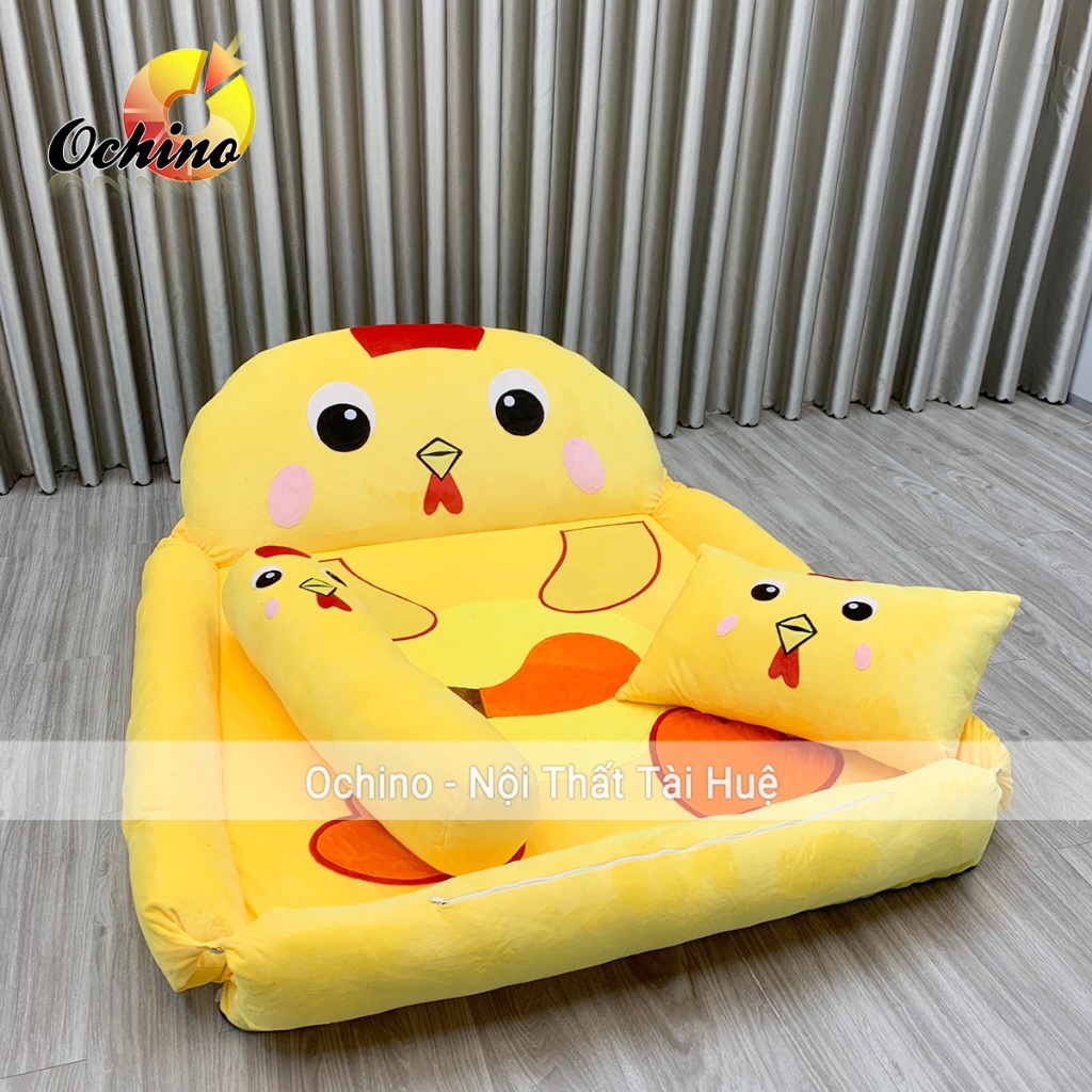 Giường Nệm Hình Thú Cho Bé Dáng Nôi Bền Đẹp