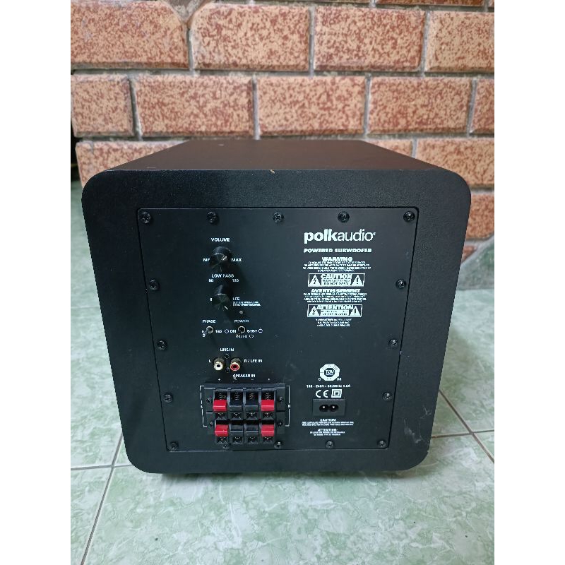 Sub điện PolkAudio PSW111 bass 20cm 300w