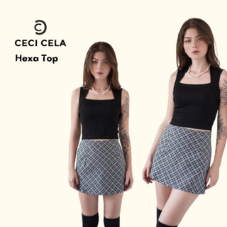 Ceci cela - áo xách nách thun gân hexa