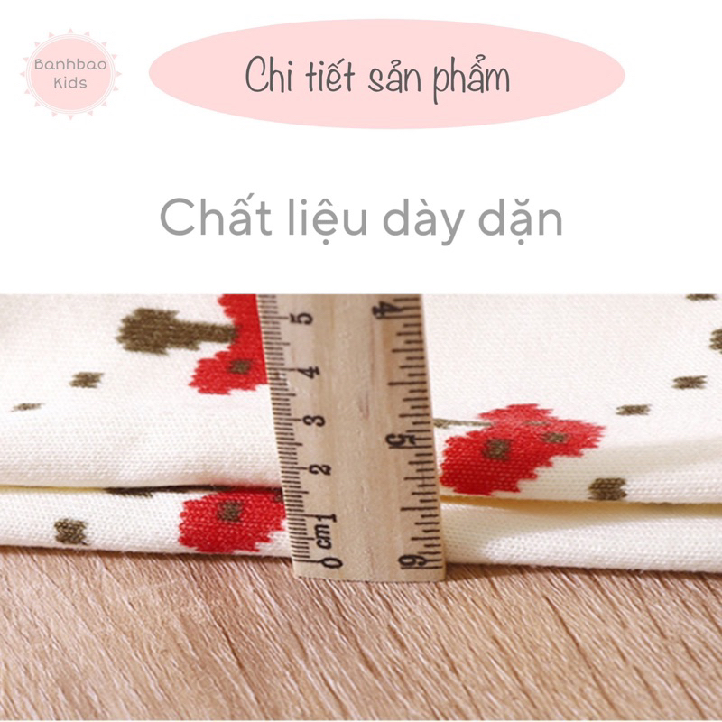 Áo khoác len lót nỉ mềm mại cho bé gái, hàng QC cao cấp