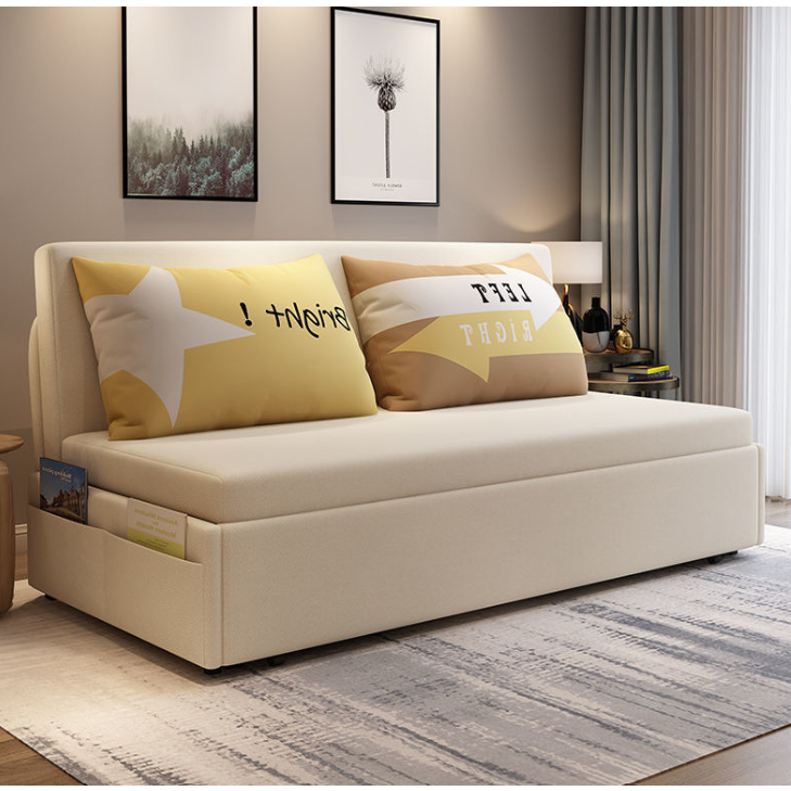 Sofa giường đa năng hộc kéo không tay cao cấp Tundo HGK-56 ngăn chứa đ