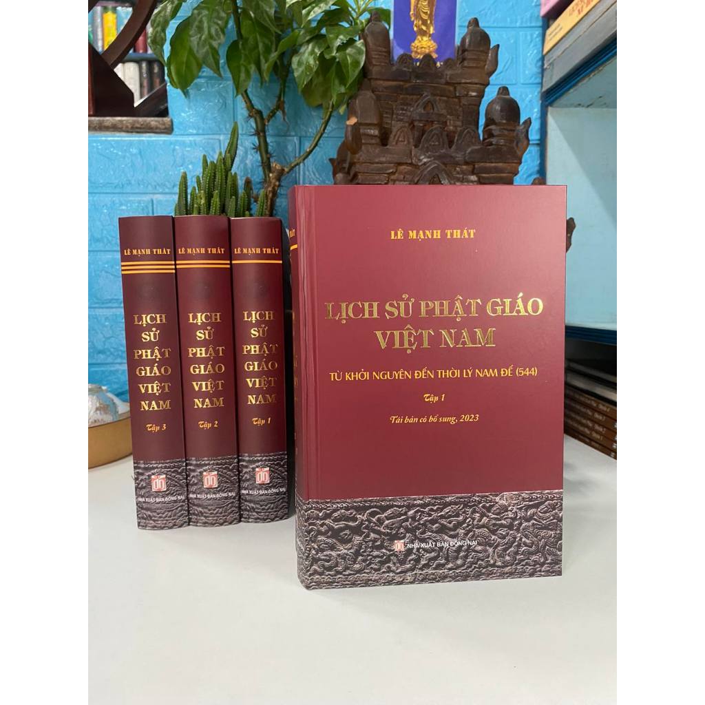 Sách - Lịch sử Phật giáo Việt Nam (trọn bộ 3 tập) - GS. Lê Mạnh Thát - Tái bản có bổ sung 2023