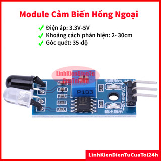 Mạch module cảm biến hồng ngoại lm393 - dò đường tránh vật cản