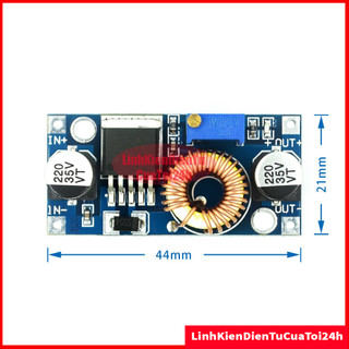 Mạch hạ áp Buck DC-DC XL4005 5A ( Vào 5-32VDC Ra 0.8-24VDC )