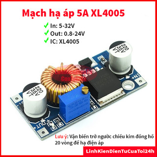 Mạch hạ áp buck dc-dc xl4005 5a