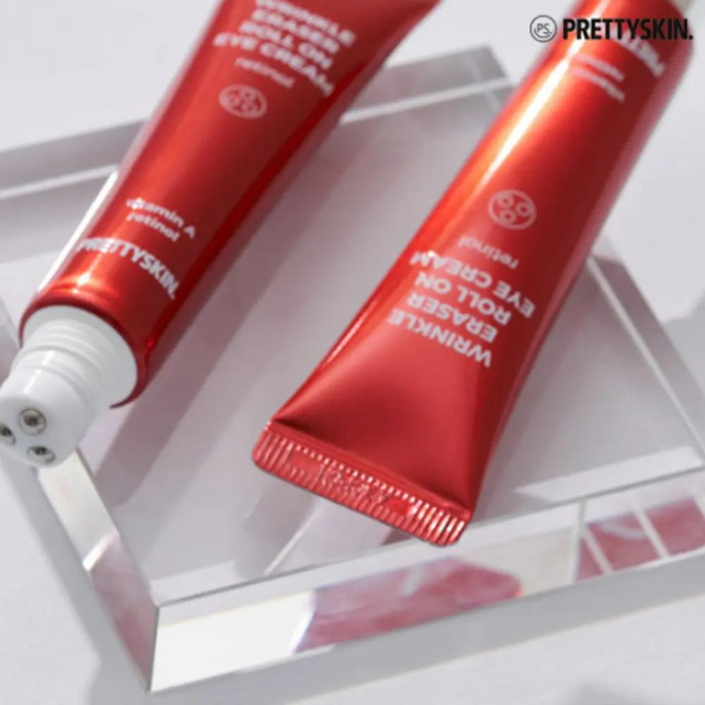 Kem dưỡng mắt Pretty Skin Wrinkle Eraser Roll On Eye Cream Retinol 30ml