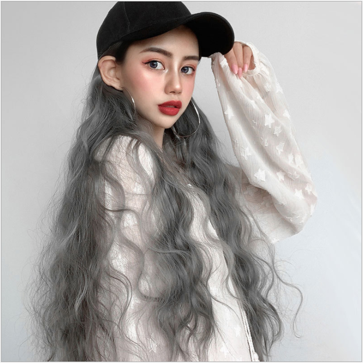 Nón mũ tóc giả nguyên đầu Hàn Quốc