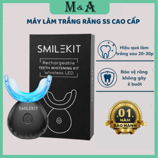 Máy Làm Trắng Răng SMILEKIT S5 - Máy Tẩy Trắng Răng Không Ê Buốt, Giúp Răng Trắng Sáng Bật Tông
